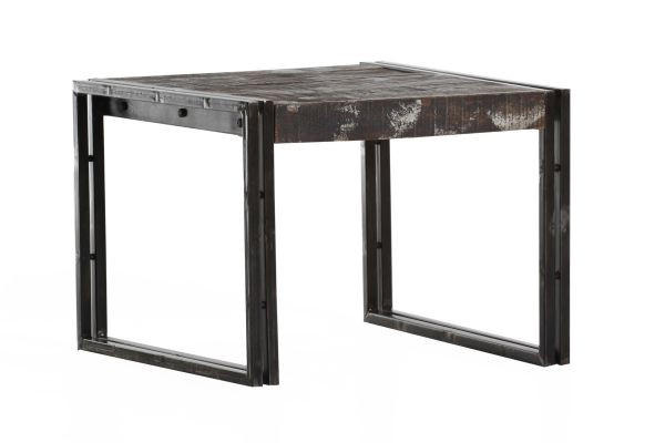 COUCHTISCH in Holz, Metall 60/60/45 cm  - Braun, Design, Holz/Metall (60/60/45cm) - Ambia Home