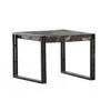 COUCHTISCH Mangoholz massiv 60/60/45 cm quadratisch Braun  - Braun, Design, Holz/Metall (60/60/45cm) - Landscape
