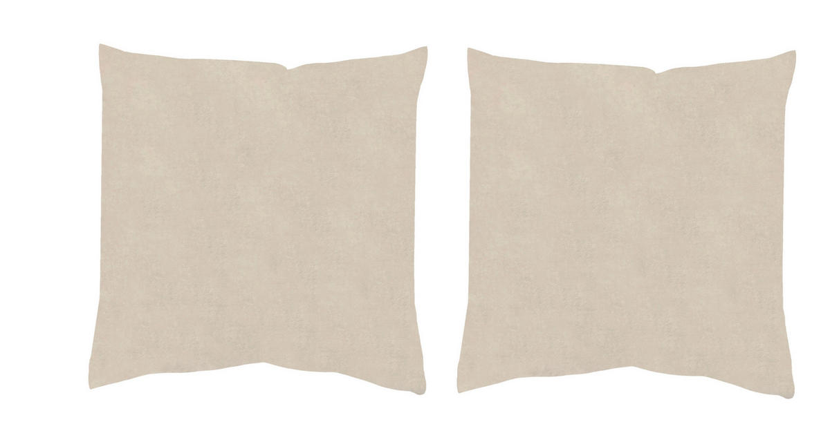 KISSENHÜLLEN-SET ELMER 40/40 cm  - Hellgrau, Basics, Textil (40/40cm)