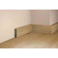 SOCKELLEISTE, Eiche Werra  - Basics, Holz (206,5cm) - Tilo