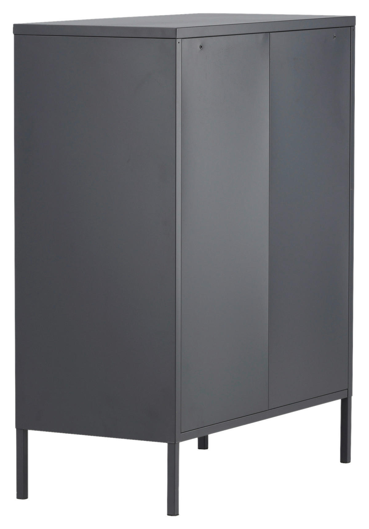 SIDEBOARD  in 80/101.5/40 cm  - Schwarz, Design, Metall (80/101.5/40cm) - Livetastic