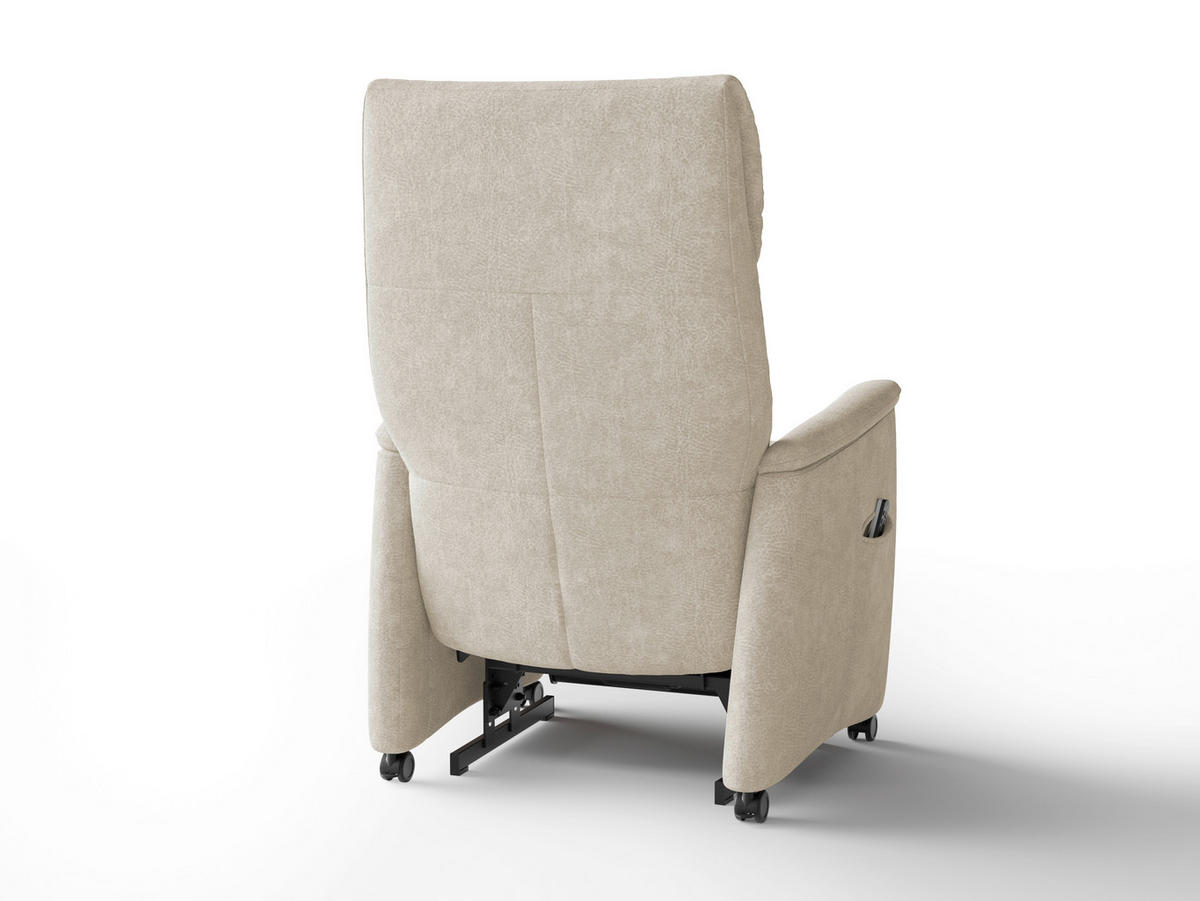 RELAXSESSEL in Textil Silberfarben  - Silberfarben/Schwarz, Basics, Kunststoff/Textil (76/114/84cm) - Sit & More
