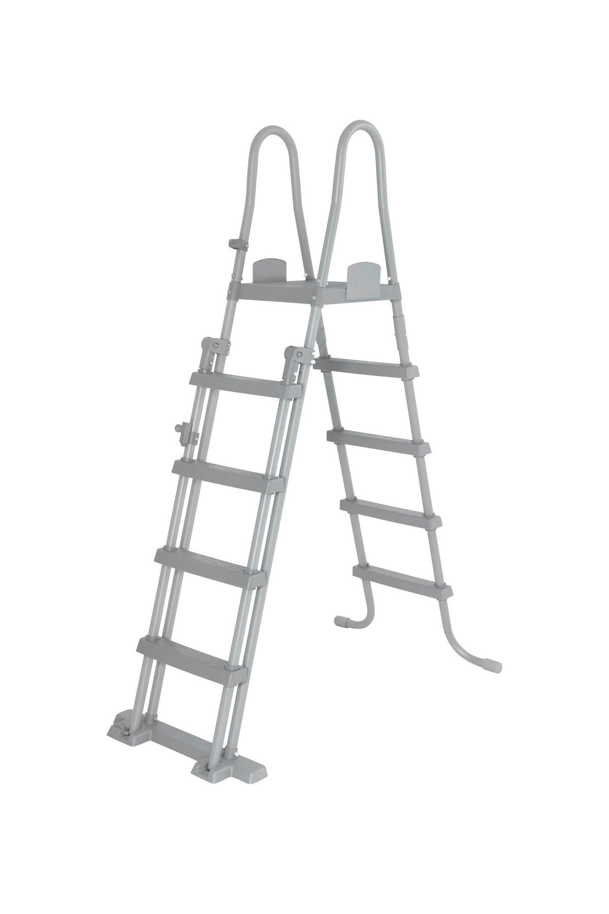 POOL SET 56384 460/132 cm  - Blau/Dunkelbraun, KONVENTIONELL, Kunststoff/Metall (460/132cm) - Bestway