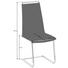 SCHWINGSTUHL in Metall, Leder Schwarz, Chromfarben - Chromfarben/Schwarz, Design, Leder/Metall (46/104/59cm) - Bacher SCHWINGSTUHL in Metall, Leder Schwarz, Chromfarben - Chromfarben/Schwarz, Design, Leder/Metall (46/104/59cm) - Bacher