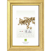 RAHMEN  - Goldfarben, Basics, Glas/Holz (42,6cm)