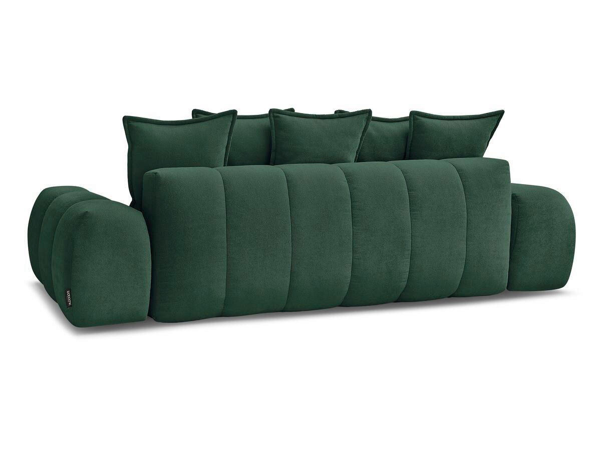 3-SITZER-SOFA EVEREST Struktur Grün  - Schwarz/Grün, MODERN, Kunststoff/Textil (278/90/115cm)