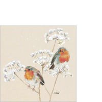 SERVIETTE  17.5/17.5 cm   - Multicolor, Natur, Papier (17.5/17.5cm) - PPD
