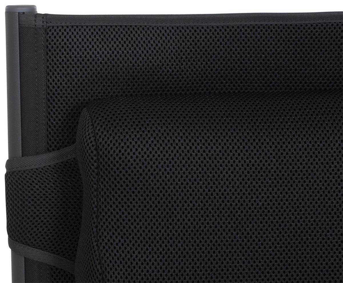 GARTEN-RELAXSESSEL 69/124/84 cm  - Anthrazit, KONVENTIONELL, Textil/Metall (69/124/84cm) - Siena Garden