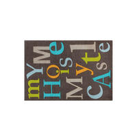 FLACHWEBETEPPICH 64/168 cm Braun, Multicolor  - Multicolor/Braun, Design, Kunststoff/Textil (64/168cm) - Novel