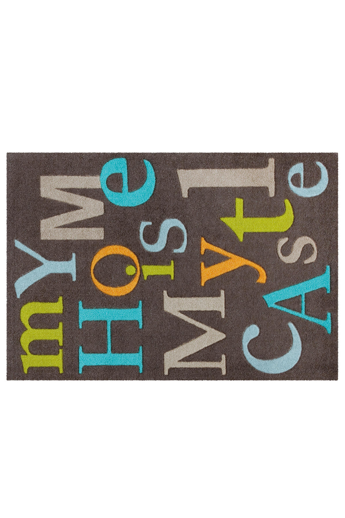 FLACHWEBETEPPICH 64/168 cm Braun, Multicolor  - Multicolor/Braun, Design, Kunststoff/Textil (64/168cm) - Novel