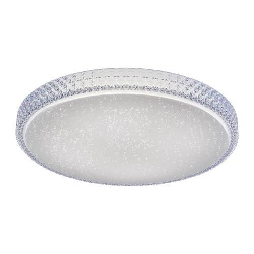 LED-DECKENLEUCHTE Lolasmart-Frida  Smart 60/10,5 cm   - Transparent/Weiß, Design, Kunststoff/Metall (60/10,5cm)