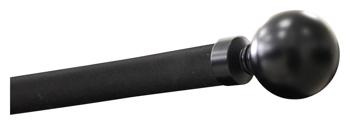 GARDINSTÅNGSET 130-240 cm  - svart, Basics, metall (130-240cm)