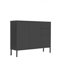 KOMMODE  in 105,5/86/33 cm  - Anthrazit, MODERN, Holzwerkstoff/Metall (105,5/86/33cm) - MID.YOU