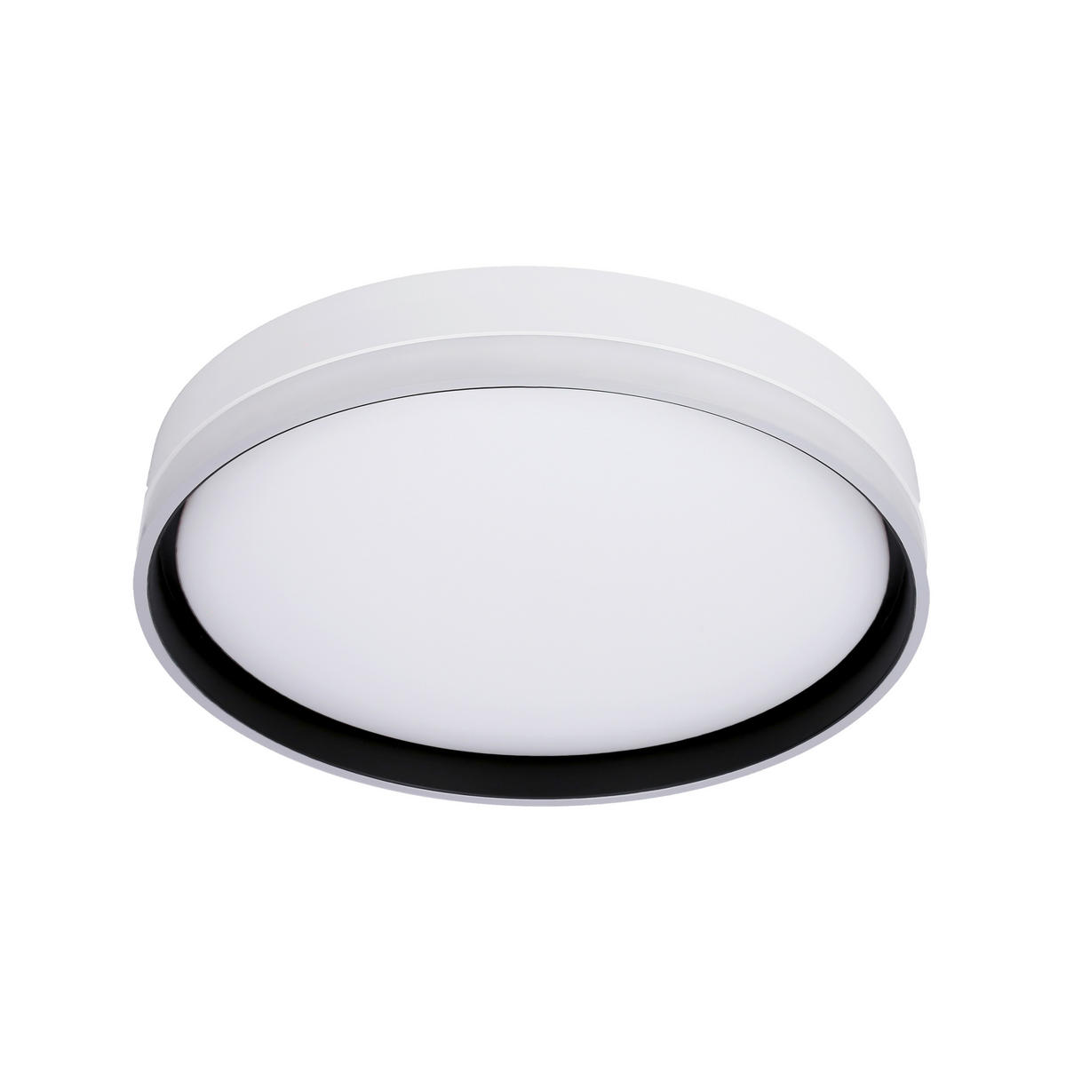 LED-TAKLAMPA Florida 40/40/7.5 cm  - vit/svart, Klassisk, metall/plast (40/40/7.5cm)