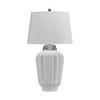 NAMIZNA SVETILKA  Elstead Bexley      30/56.2 cm       - barve niklja/bela, Design, kovina/tekstil (30/56.2cm) - Elstead Lighting