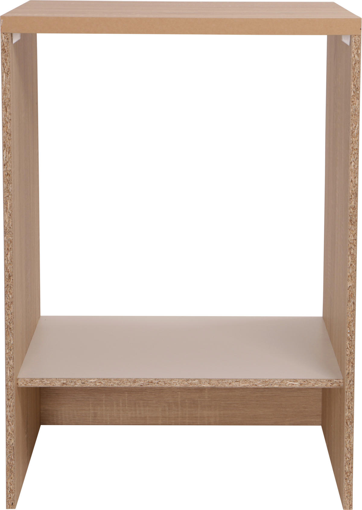 HERDUMBAUSCHRANK 60/84,8/60 cm  in Schwarz, Eichefarben  - Eichefarben/Schwarz, Basics, Holzwerkstoff (60/84,8/60cm) - Respekta