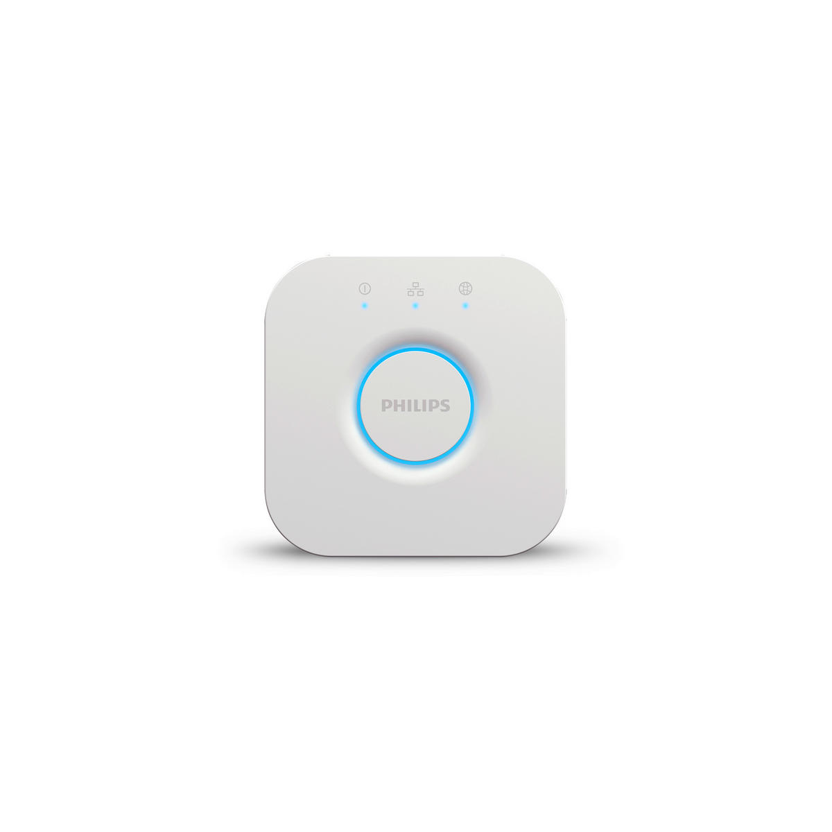 STEUERELEMENT Bridge 8,8/2,6/8,8 cm   - Weiß, Basics, Kunststoff (8,8/2,6/8,8cm) - Philips HUE