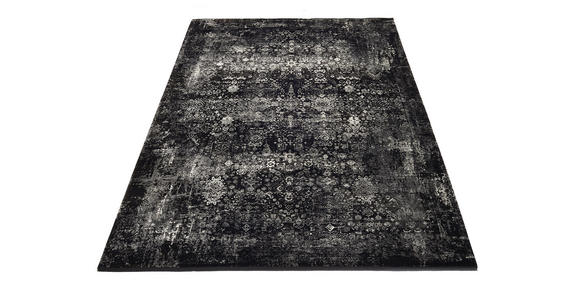 WEBTEPPICH 67/130 cm Calais Grau, Schwarz - Schwarz/Grau, Design, Textil (67/130cm) - Dieter Knoll