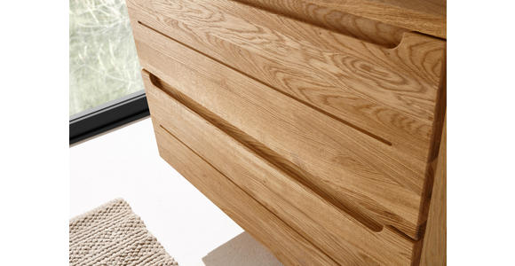 WASCHBECKENUNTERSCHRANK 100/54/46 cm  - Eichefarben, KONVENTIONELL, Holz/Holzwerkstoff (100/54/46cm) - Linea Natura