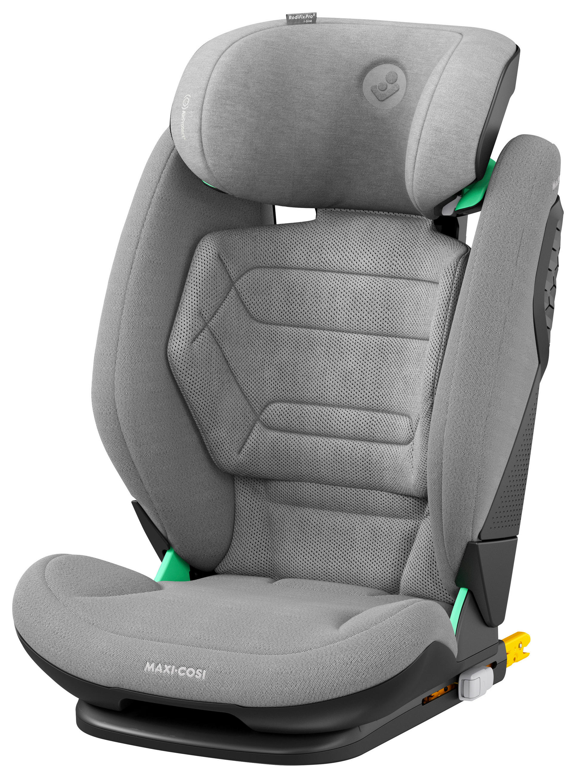 BILBARNSTOL Rodifix Pro2 i-Size  - ljusgrå, Basics, textil (44/79/69cm) - Maxi Cosi Pro