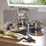 MESSERBLOCK 6-teilig Spitzenklasse Plus - Edelstahlfarben/Eichefarben, Design, Holz/Metall - WMF MESSERBLOCK 6-teilig Spitzenklasse Plus - Edelstahlfarben/Eichefarben, Design, Holz/Metall - WMF