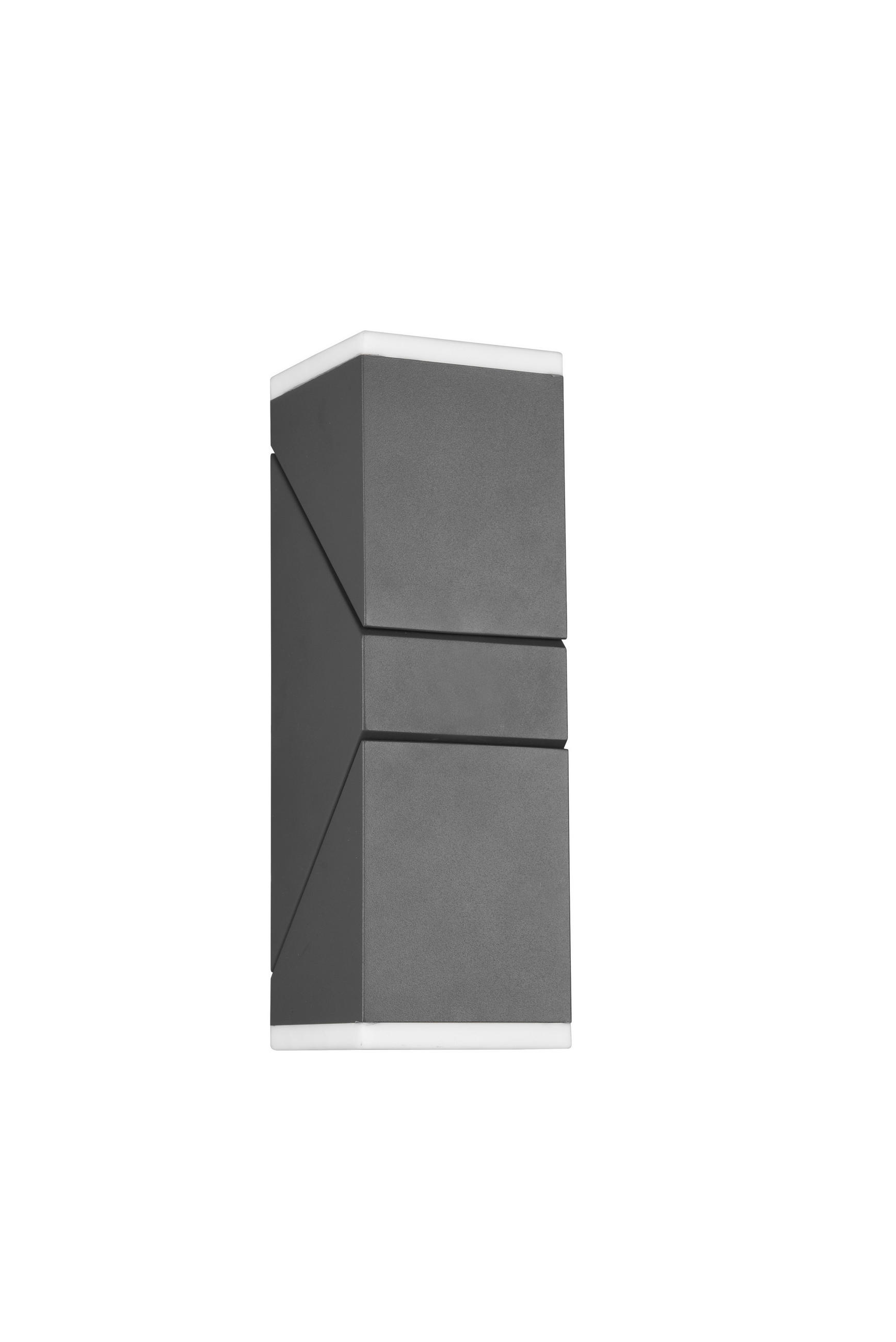 AUSSENWANDLEUCHTE - Anthrazit, Basics, Kunststoff/Metall (9/28/10,6cm) - Trio Leuchten