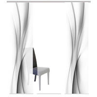 FLÄCHENVORHANG  3 Stück  halbtransparent   60/245 cm  - Dunkelgrau/Hellgrau, Design, Textil (60/245cm)