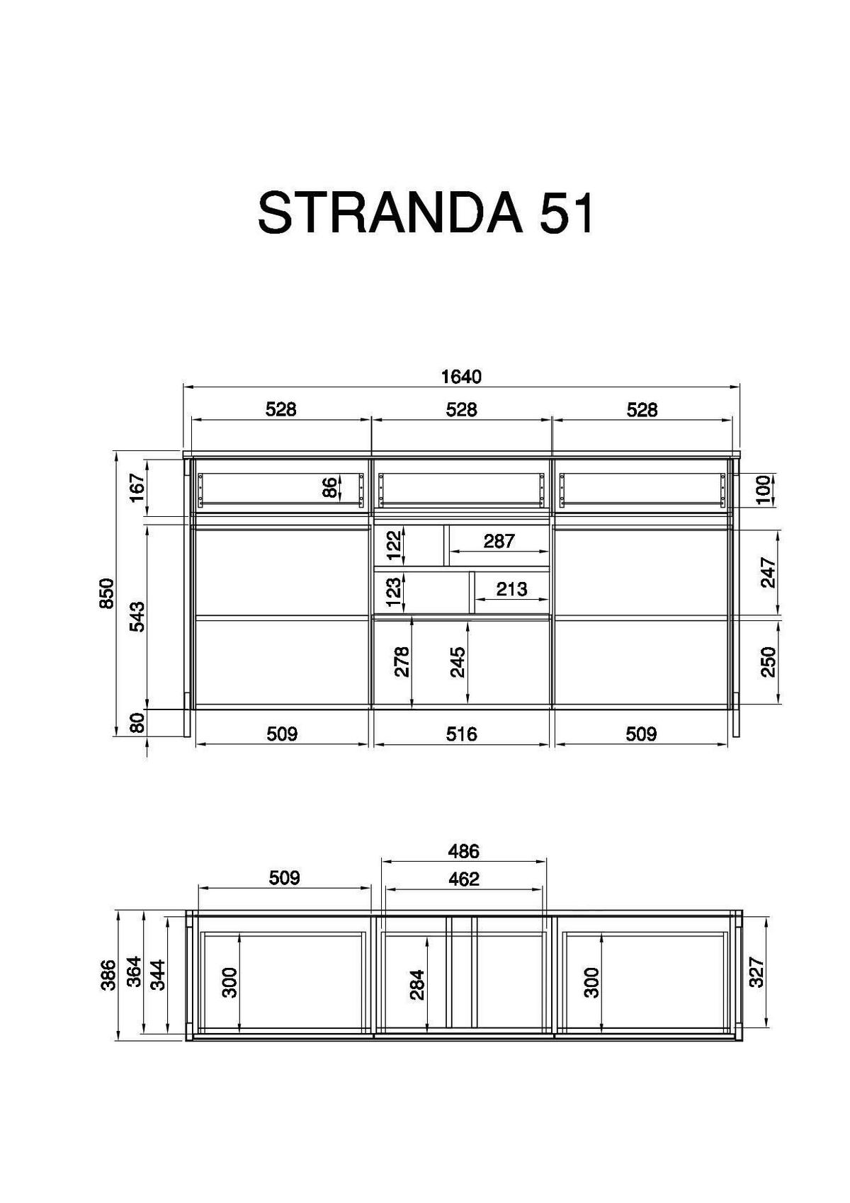 SIDEBOARD  164/85/39 cm 3 Schublade(n)  - Eukalyptusholzfarben/Eichefarben, Design, Holzwerkstoff (164/85/39cm) - MID.YOU