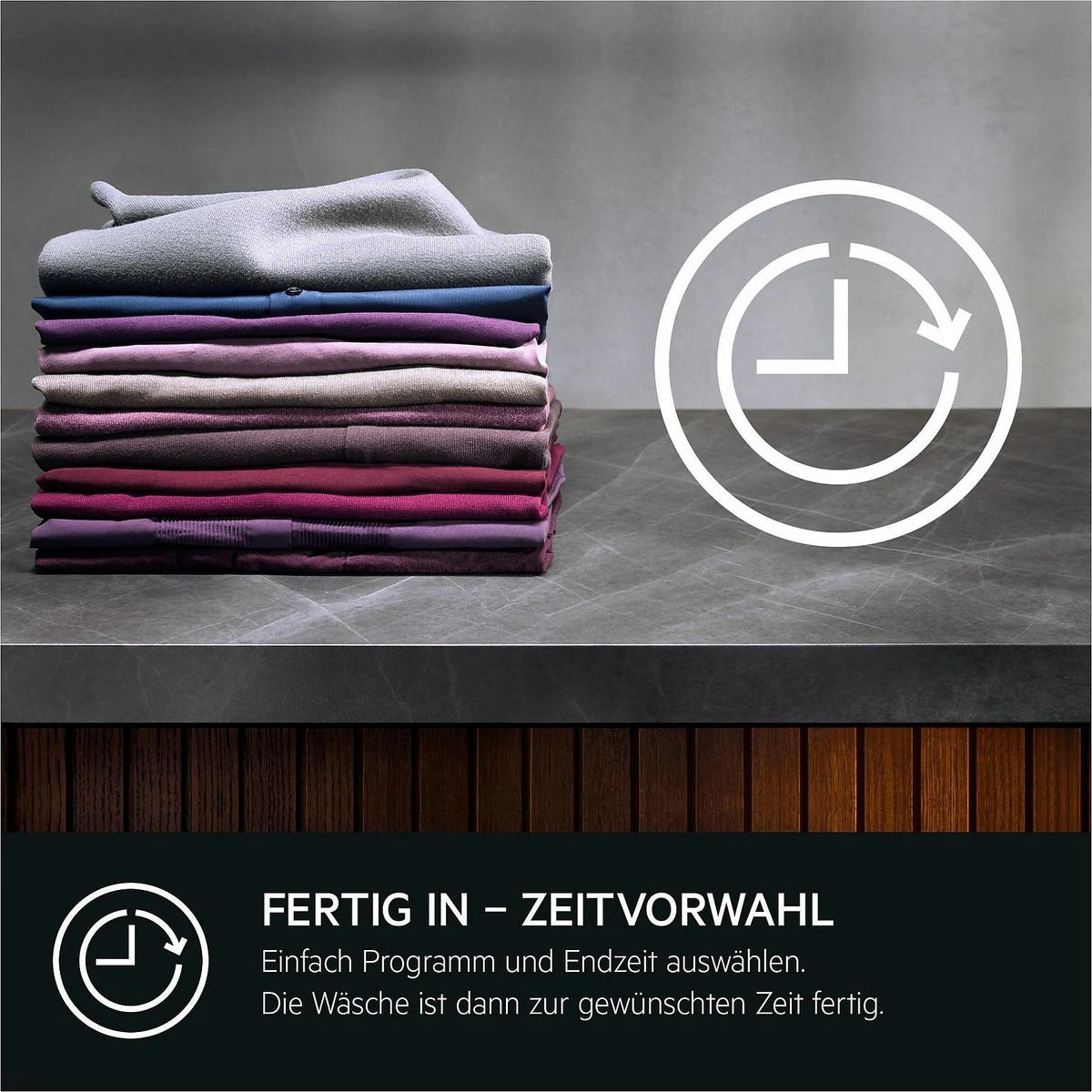 WASCHTROCKNER LWR8E80610  - Schwarz/Weiß, Basics, Kunststoff/Metall (59,7/84,7/66cm) - AEG