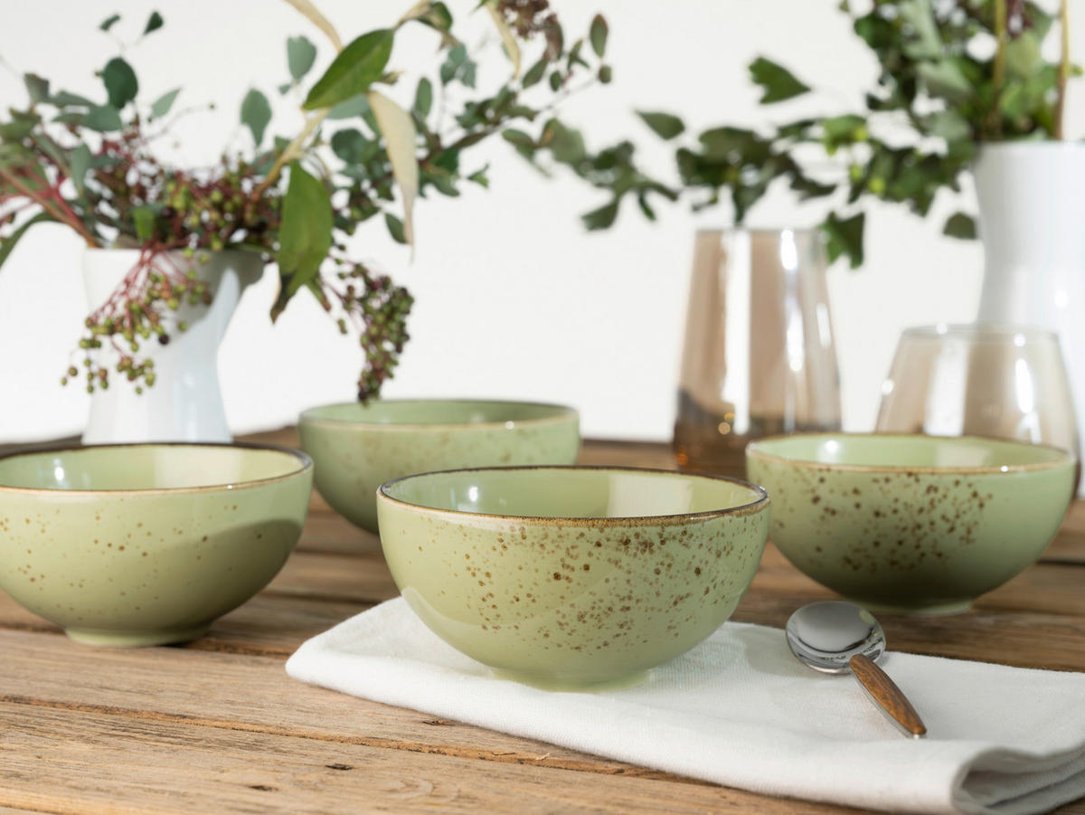 DIPPSKÅL SET 11,5 cm  - grön, Trend, keramik (11,5cm) - Creatable