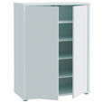 SCHUHSCHRANK Alice Springs  in 75/100/35 cm  - Hellgrau/Grau, MODERN, Holzwerkstoff/Kunststoff (75/100/35cm) - Xora