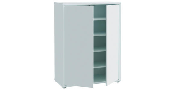SCHUHSCHRANK Alice Springs  in 75/100/35 cm  - Hellgrau/Grau, MODERN, Holzwerkstoff/Kunststoff (75/100/35cm) - Xora