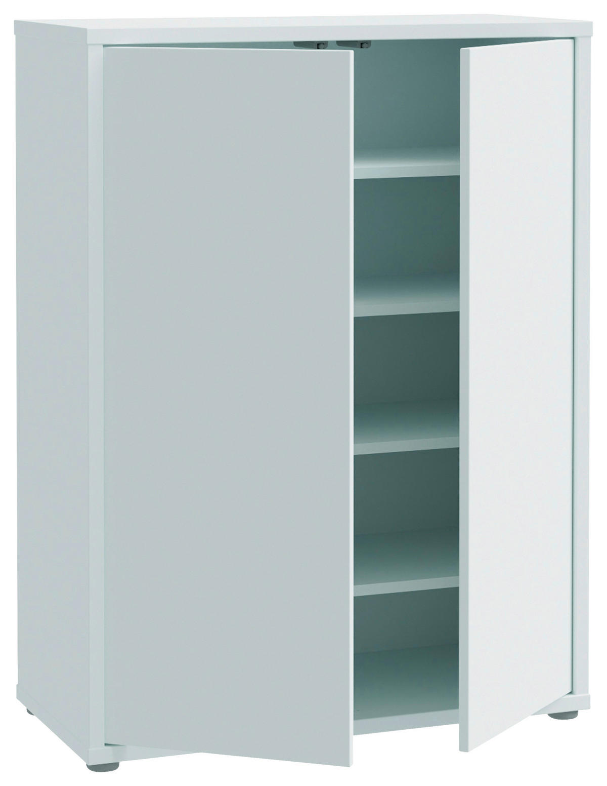 SCHUHSCHRANK Alice Springs  in 75/100/35 cm  - Hellgrau/Grau, MODERN, Holzwerkstoff/Kunststoff (75/100/35cm) - Xora