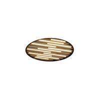 PLAFONIERĂ CU LED - alb/negru, Basics, plastic/metal (49/5,5cm)