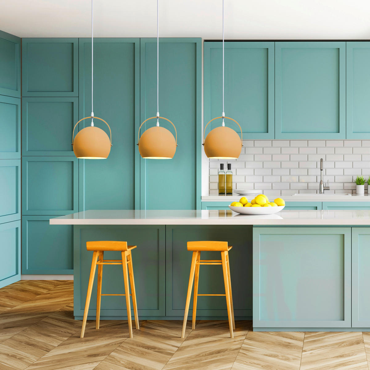 PENDELLEUCHTE Colorado 25/132 cm   - Gelb, Basics, Metall (25/132cm) - Näve