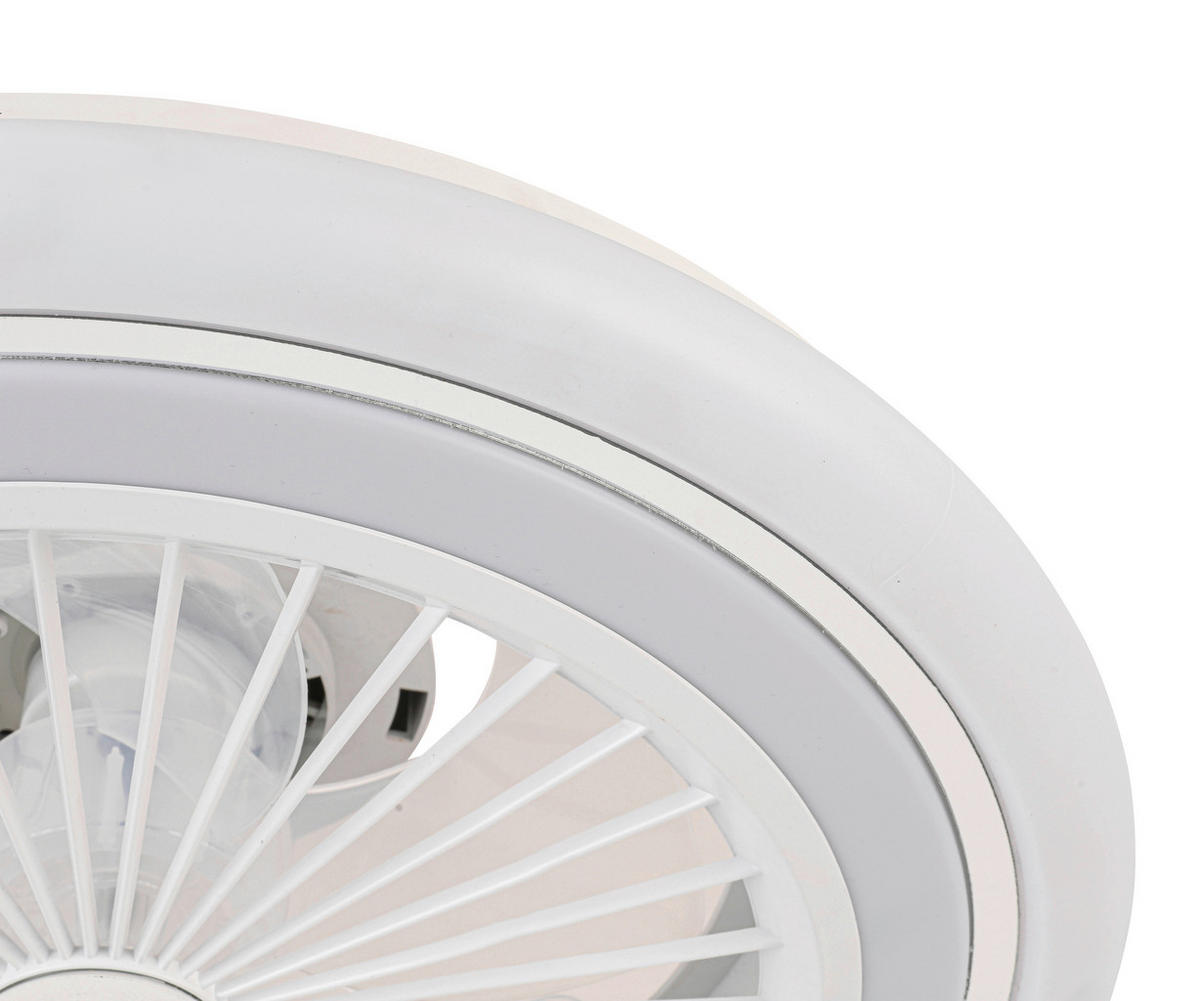 PLAFONSKI VENTILATOR   - providno/boja hroma, Osnovno, plastika (49/19cm) - Mican