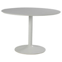 ÉTKEZŐASZTAL - fehér, Design, faalapú anyag/fém (110/76/110cm) - MID.YOU