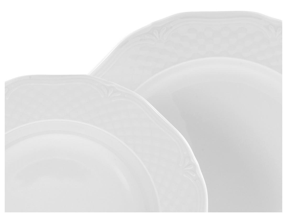 TAFELSERVICE Arianne Weiss 12-teilig  - Weiß, Basics, Keramik - Creatable