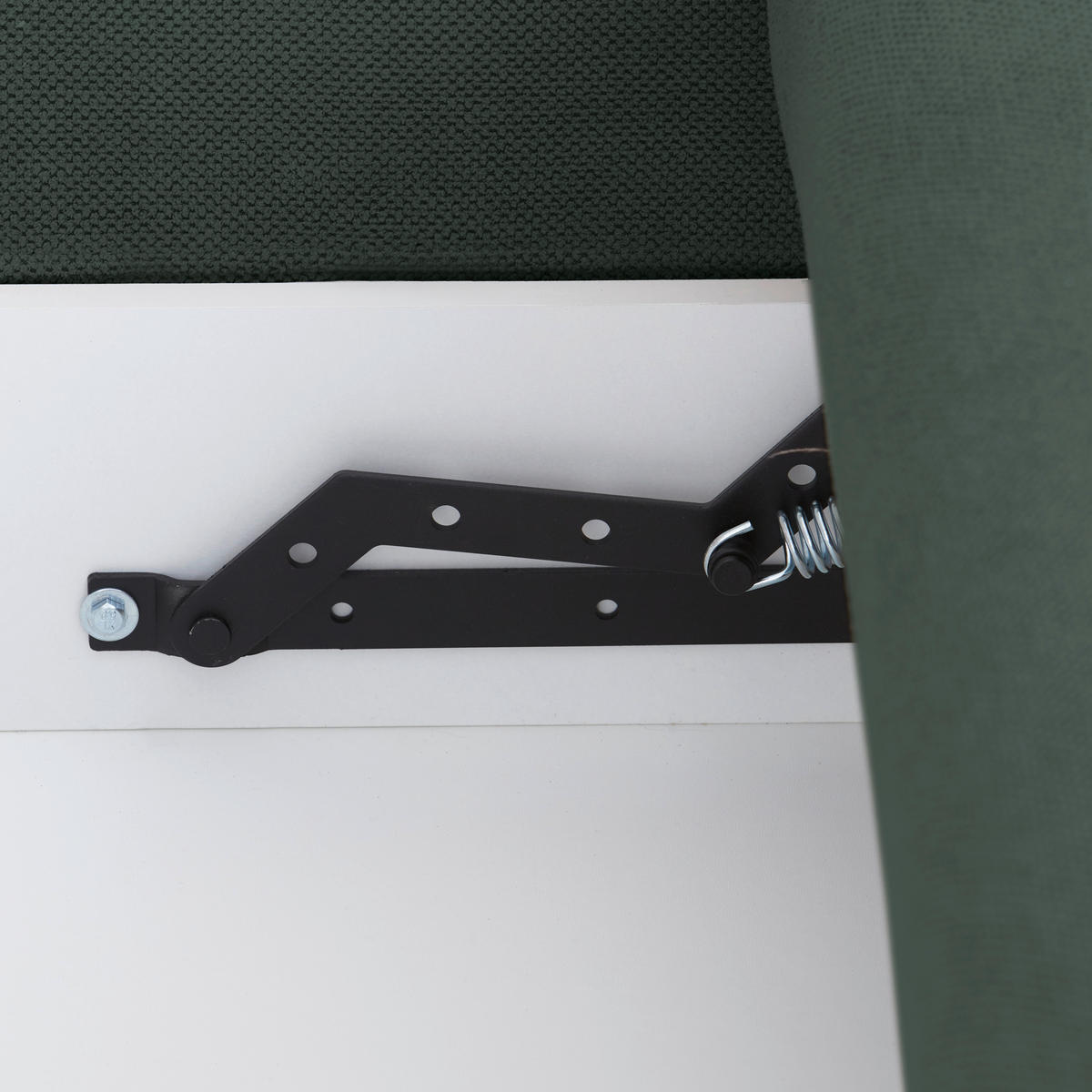 ECKSOFA in Waldgrün  - Waldgrün/Schwarz, Modern, Textil/Metall (238/162cm) - Ondega