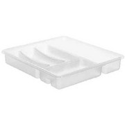 BESTECKEINSATZ - Klar, Basics, Kunststoff (39/32/5cm) - Rotho