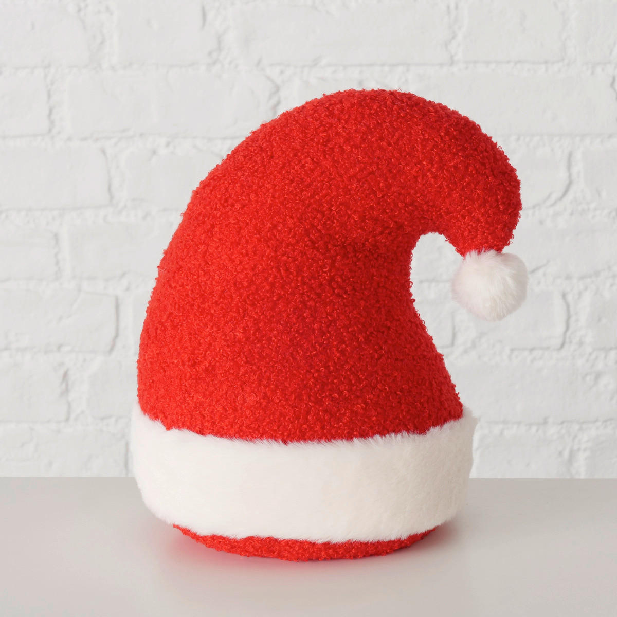 TÜRSTOPPER Textil, Stein  - Rot/Weiß, Basics, Textil/Stein (22/18/28cm) - X-Mas