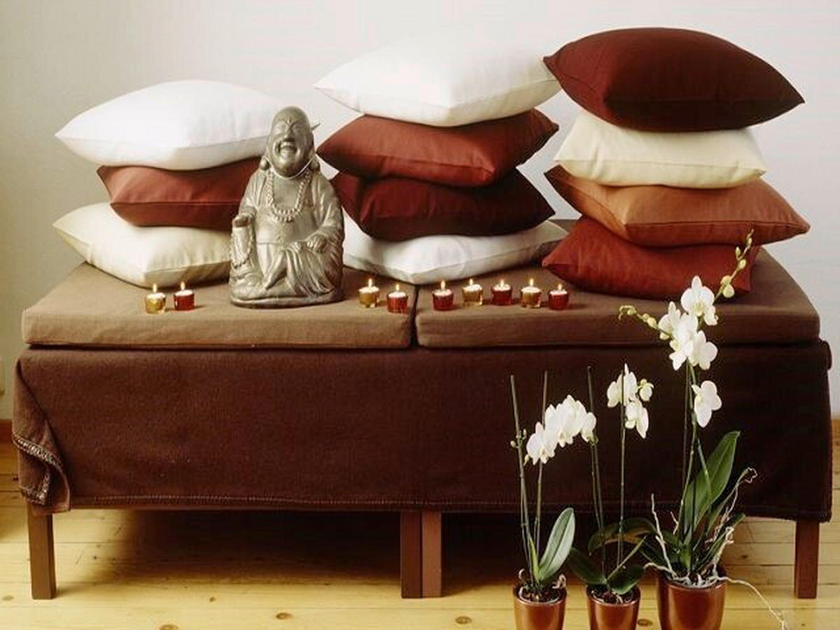 Husă De Pernă 50/50 cm    - albastru, Basics, textil (50/50cm) - Novel