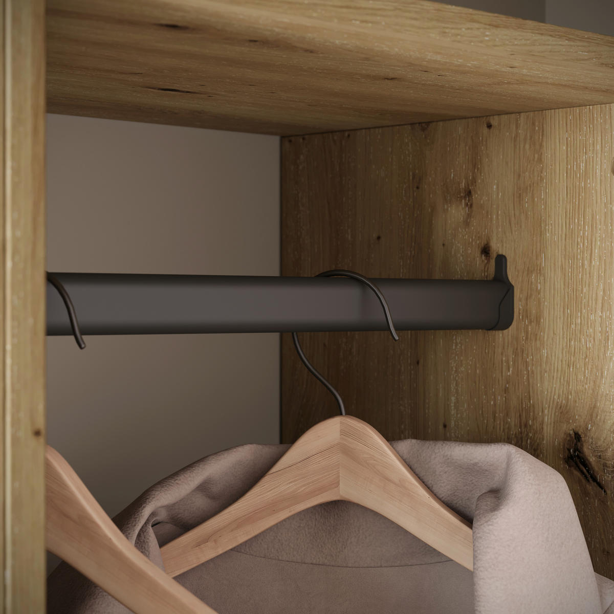 GARDEROBE  in 90/190/33 cm  - Eiche Artisan, Trend, Holzwerkstoff (90/190/33cm) - MID.YOU