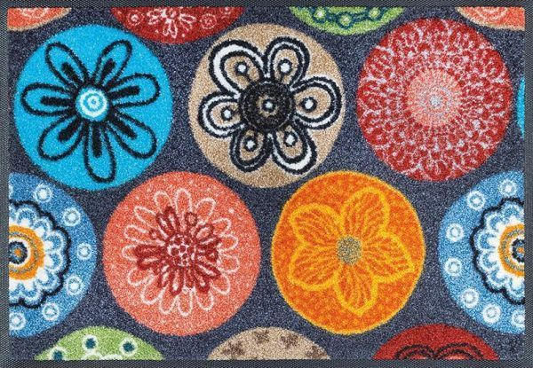 wash+dry FUßMATTE Coralis Mehrfarbig 50x75 cm