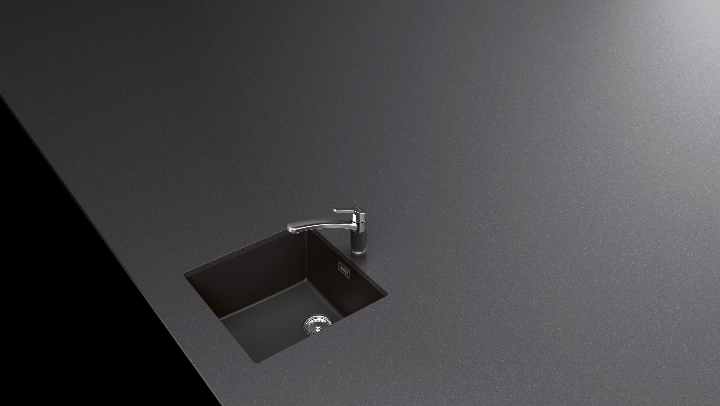 KÜCHENARMATUR 598000SIL  - Chromfarben/Grau, Basics, Stein/Metall (50,5/17,8/5,0cm) - Schock