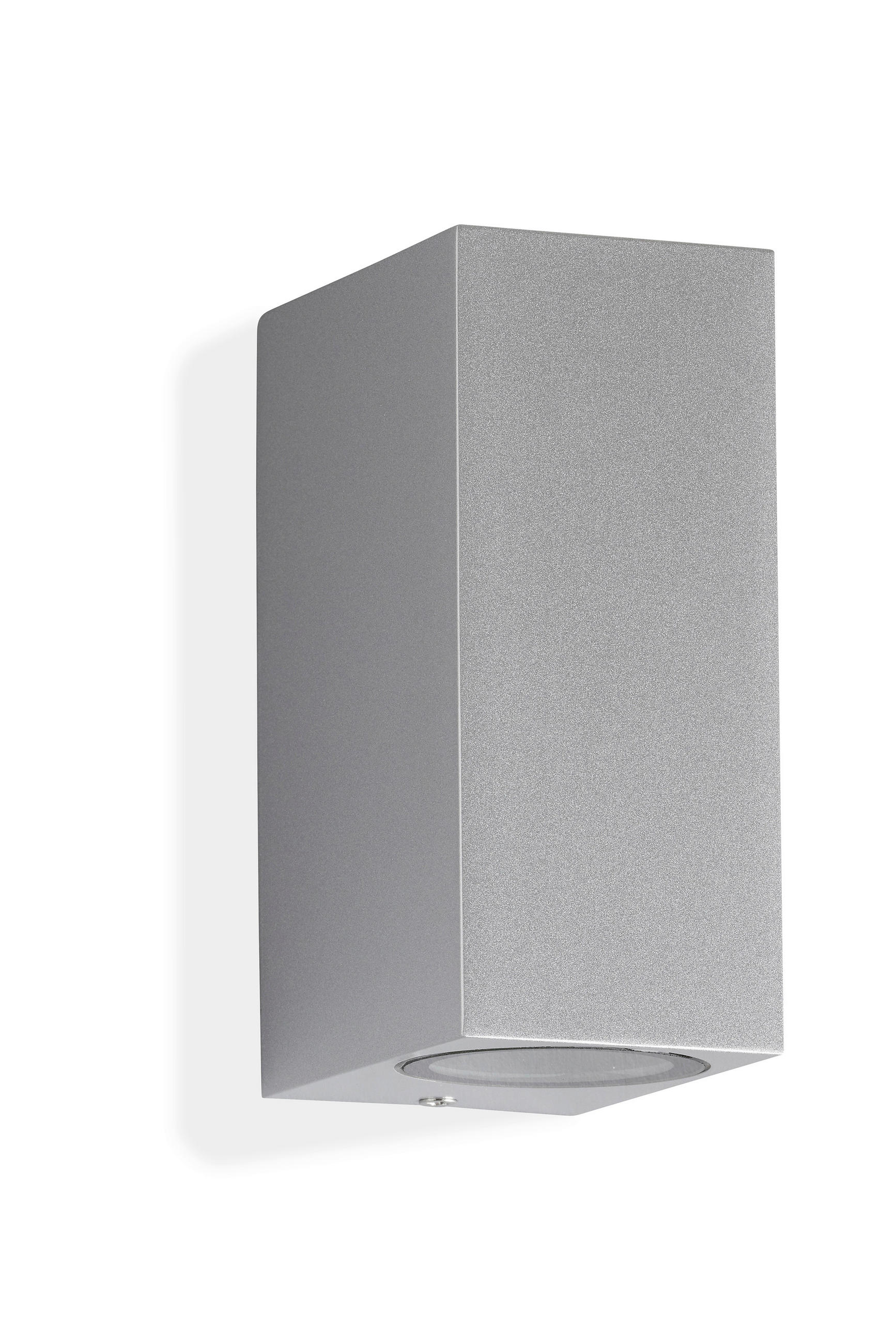 ZUNANJA STENSKA SVETILKA     15,1/6,7/9,2 cm          - srebrne barve, Basics, kovina (15,1/6,7/9,2cm)