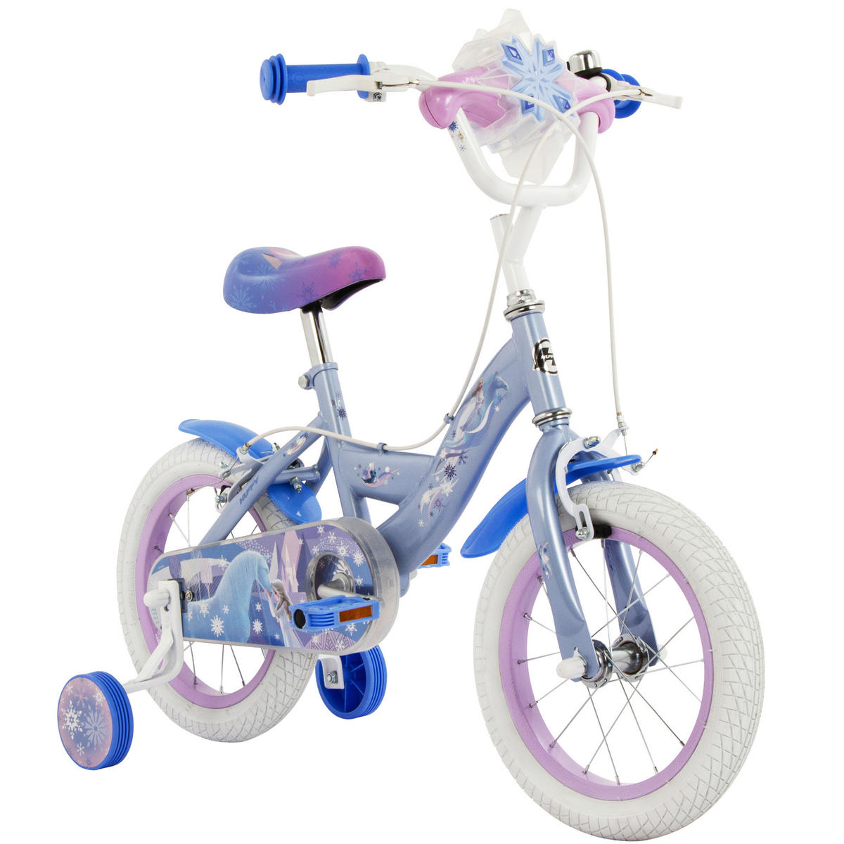 KINDERFAHRRAD 14 Zoll  - Pastellblau, Basics, Metall (54/82,5/87cm)