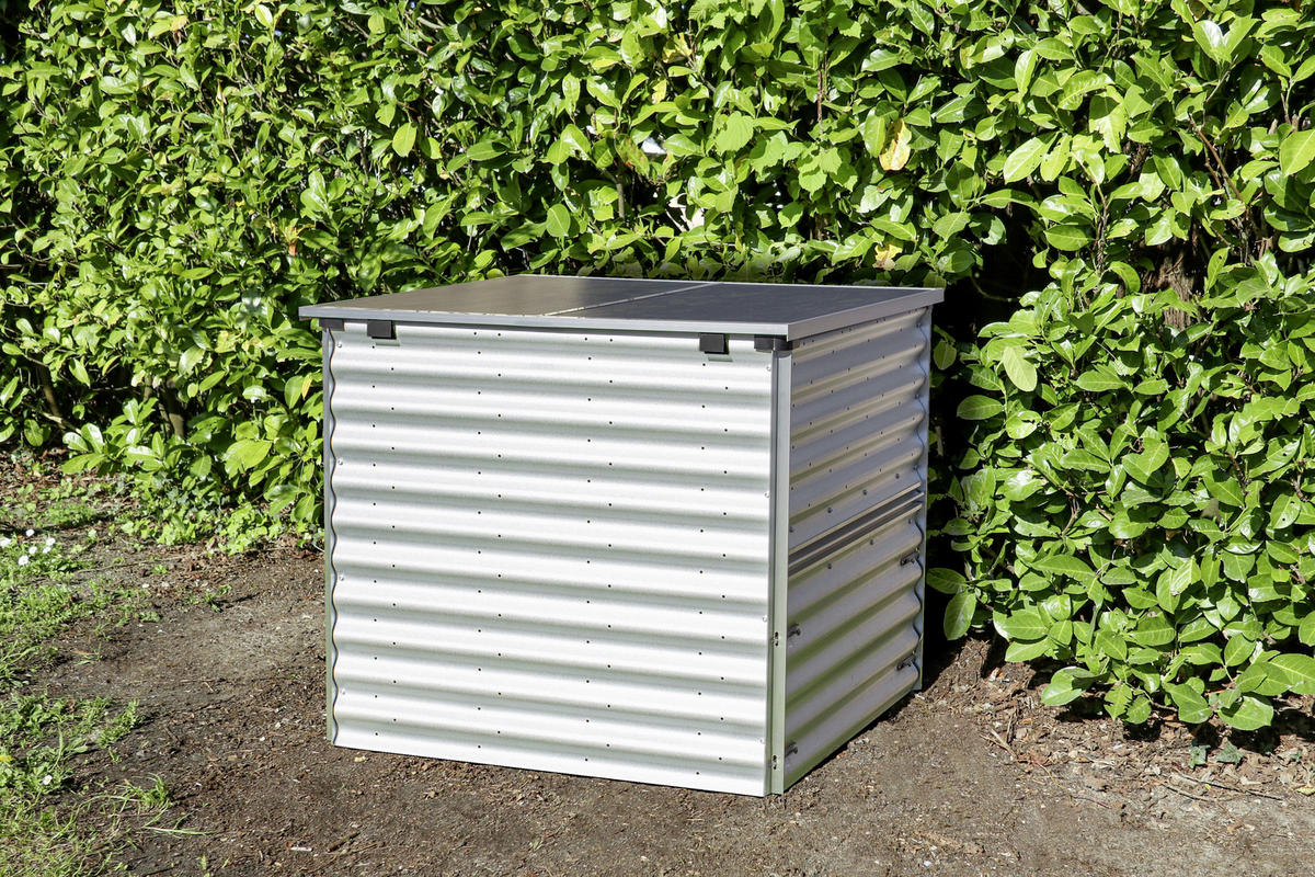 KOMPOSTER 99/87/99 cm  - Alufarben, Basics, Metall (99/87/99cm)