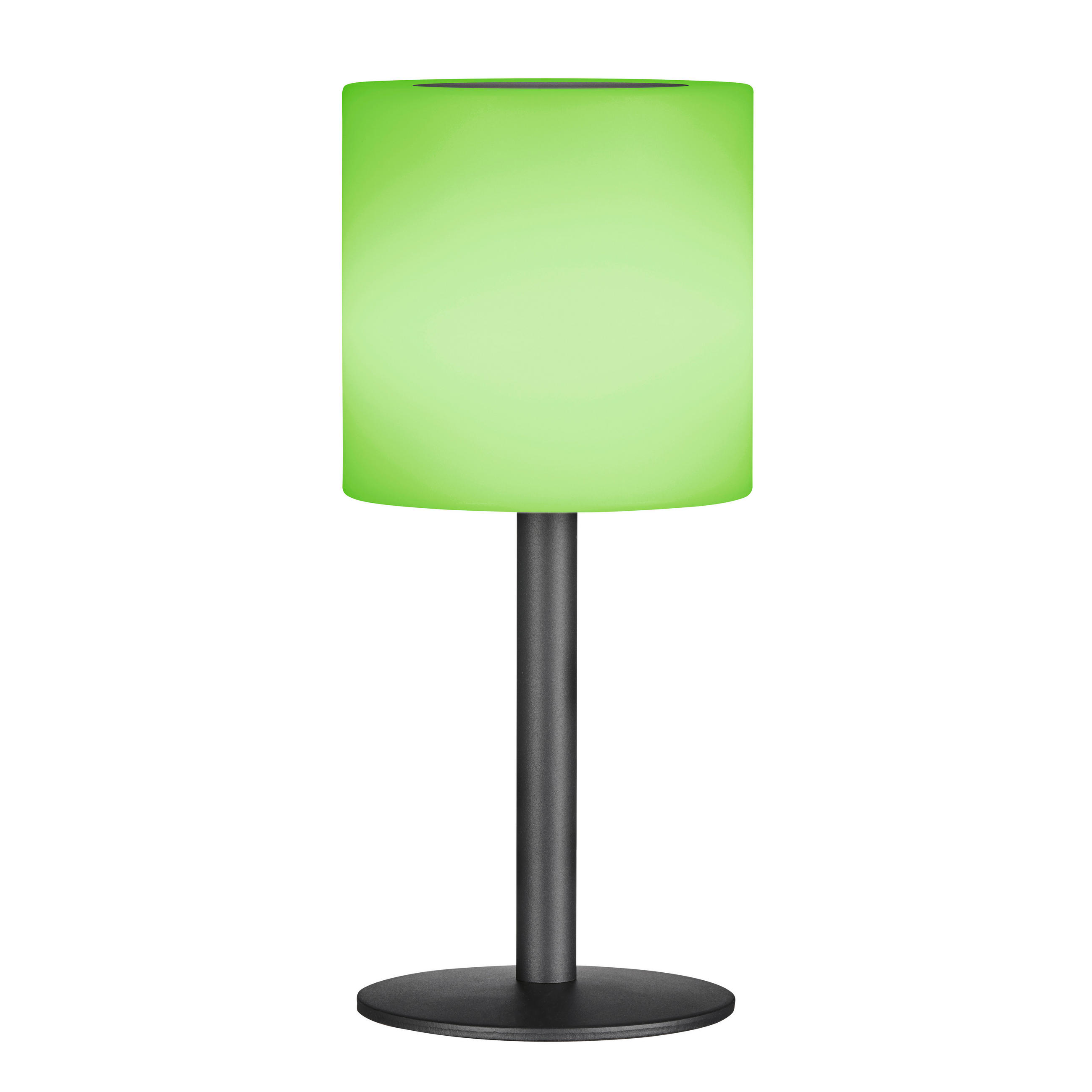 AKKU-TISCHLEUCHTE Lesina 13/30 cm   - Anthrazit/Weiß, KONVENTIONELL, Kunststoff/Metall (13/30cm)