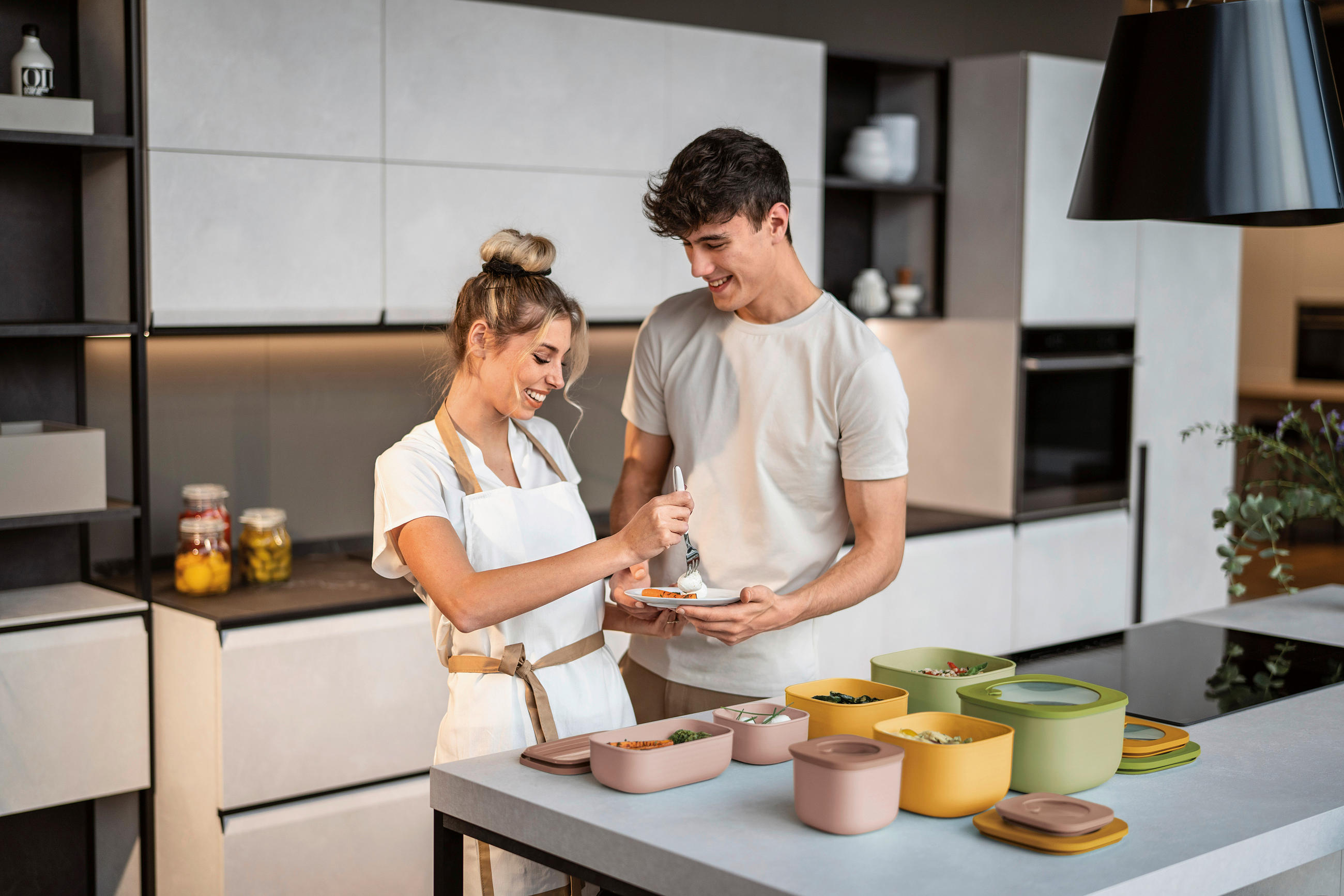 POSODA ZA SHRANJEVANJE  ECO STORE&MORE   12,2/6,8 cm          - zelena, Basics, umetna masa (12,2/6,8cm) - GUZZINI